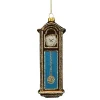 The Christmas Shop Glass Grandfather Clock| Glass|Gold Theme