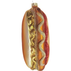 The Christmas Shop Glass Hot Dog| Glass