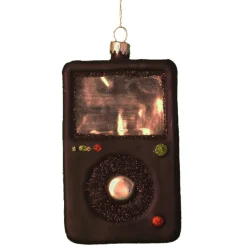 The Christmas Shop Glass Music Player| Glass