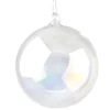 The Christmas Shop Glass Soap Bubble| Glass|Silver & White Theme