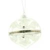 The Christmas Shop Glass Trinket Holder| Glass|Silver & White Theme