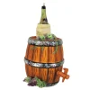 The Christmas Shop Glass Wine Barrel| Glass