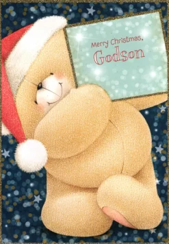 The Christmas Shop Godson Christmas Card| Cards For Relatives