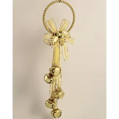 The Christmas Shop Gold Bells On Ring| Gold Theme