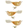 The Christmas Shop Gold Glass Birds| Glass|Gold Theme