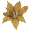 The Christmas Shop Gold Poinsettia| Picks & Berries|Gold Theme