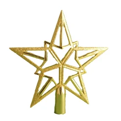 The Christmas Shop Gold Treetop Star| Treetop Stars