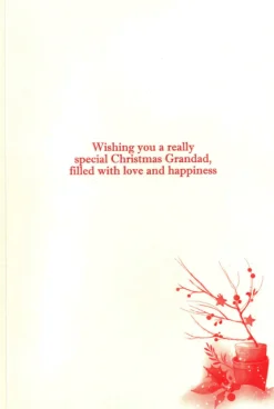 The Christmas Shop Grandad Christmas Card| Cards For Relatives