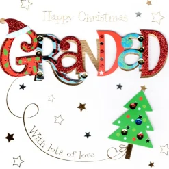 The Christmas Shop Grandad Christmas Card| Cards For Relatives