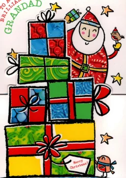 The Christmas Shop Grandad Christmas Card| Cards For Relatives