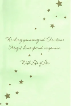 The Christmas Shop Granddaughter Christmas Card| Cards For Relatives