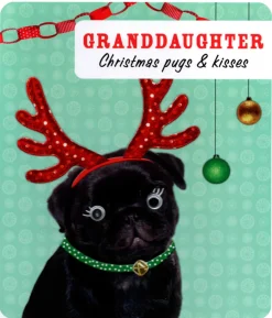 The Christmas Shop Granddaughter Christmas Card| Cards For Relatives
