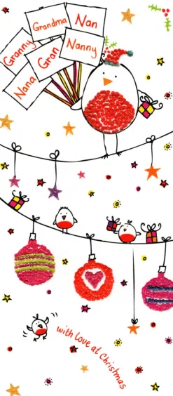 The Christmas Shop Grandma Christmas Card| Cards For Relatives