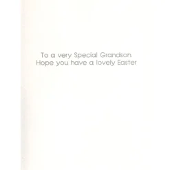 The Christmas Shop Grandson Easter Card| Easter Etc.|Cards For Relatives