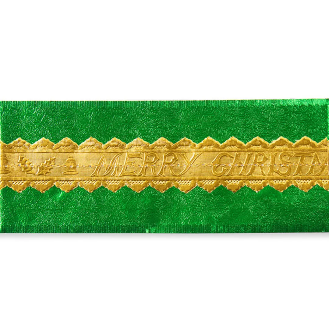 The Christmas Shop Green Cake Frill| Cake Decoration