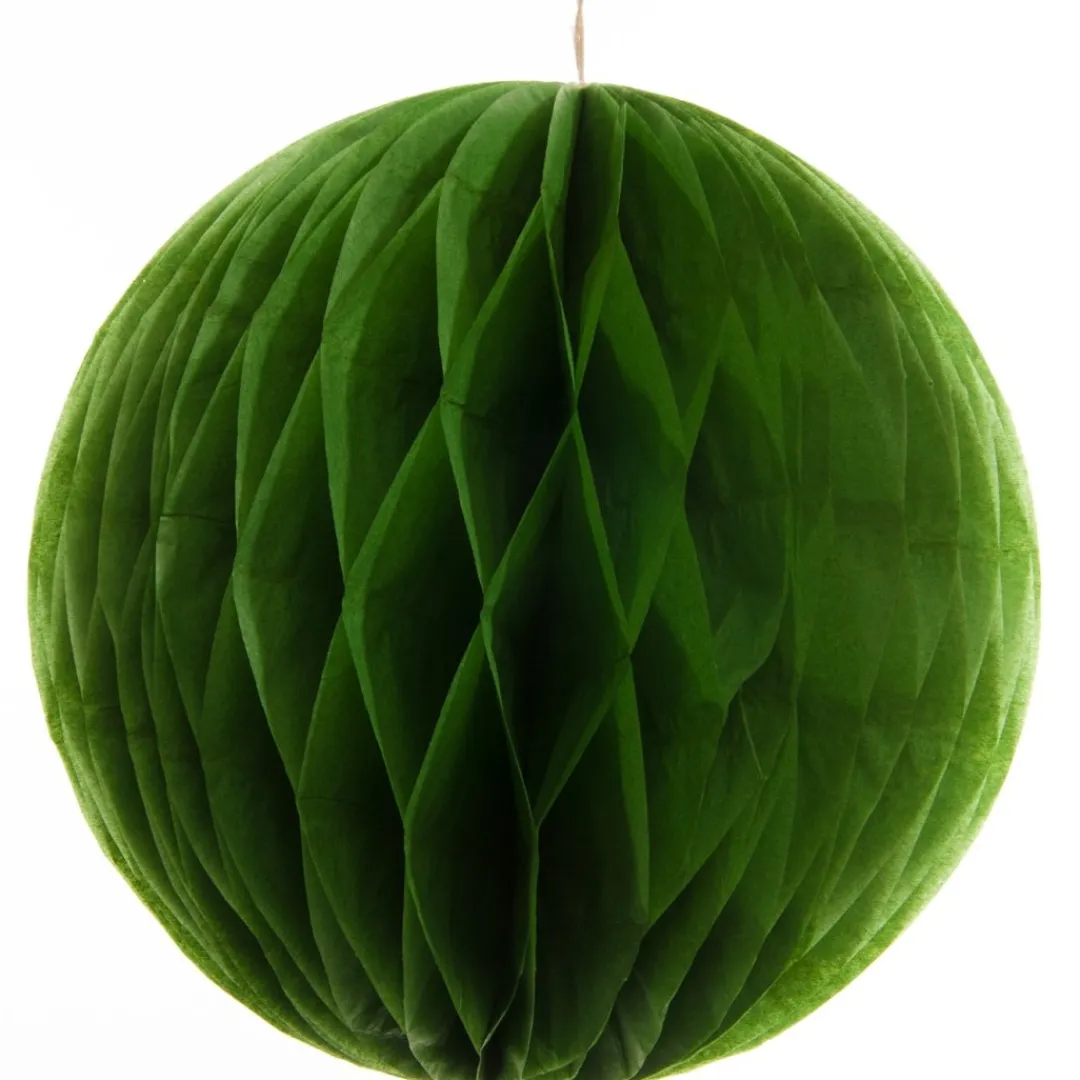 The Christmas Shop Green Honeycomb Ball| Paper Decorations|Other Colours