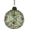 The Christmas Shop Green Melanie Bauble| Glass|Glass