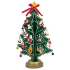 The Christmas Shop Green Wood Tree| Wooden Ornaments|Advent Calendars - Card, Fabric And Wood