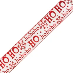 The Christmas Shop Ho Ho Ho Ribbon| Ribbon|Red Theme