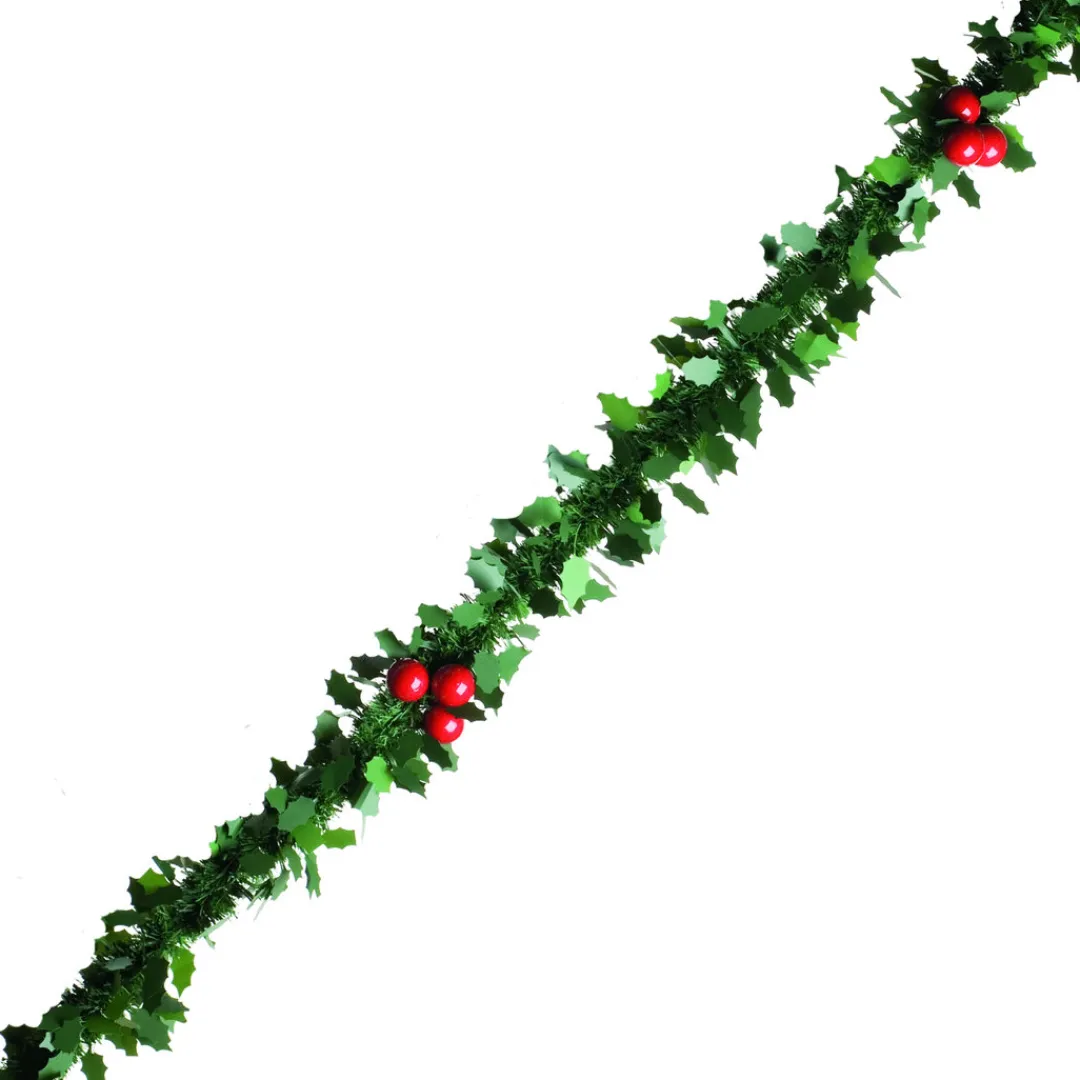 The Christmas Shop Holly Tinsel| Garlands|Tinsel