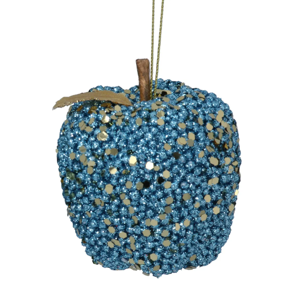 The Christmas Shop Ice Blue Glitter Apple| Other Colours