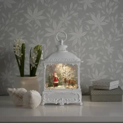 The Christmas Shop Illuminated Snowscene| Electric Operated Lights|Snowglobes