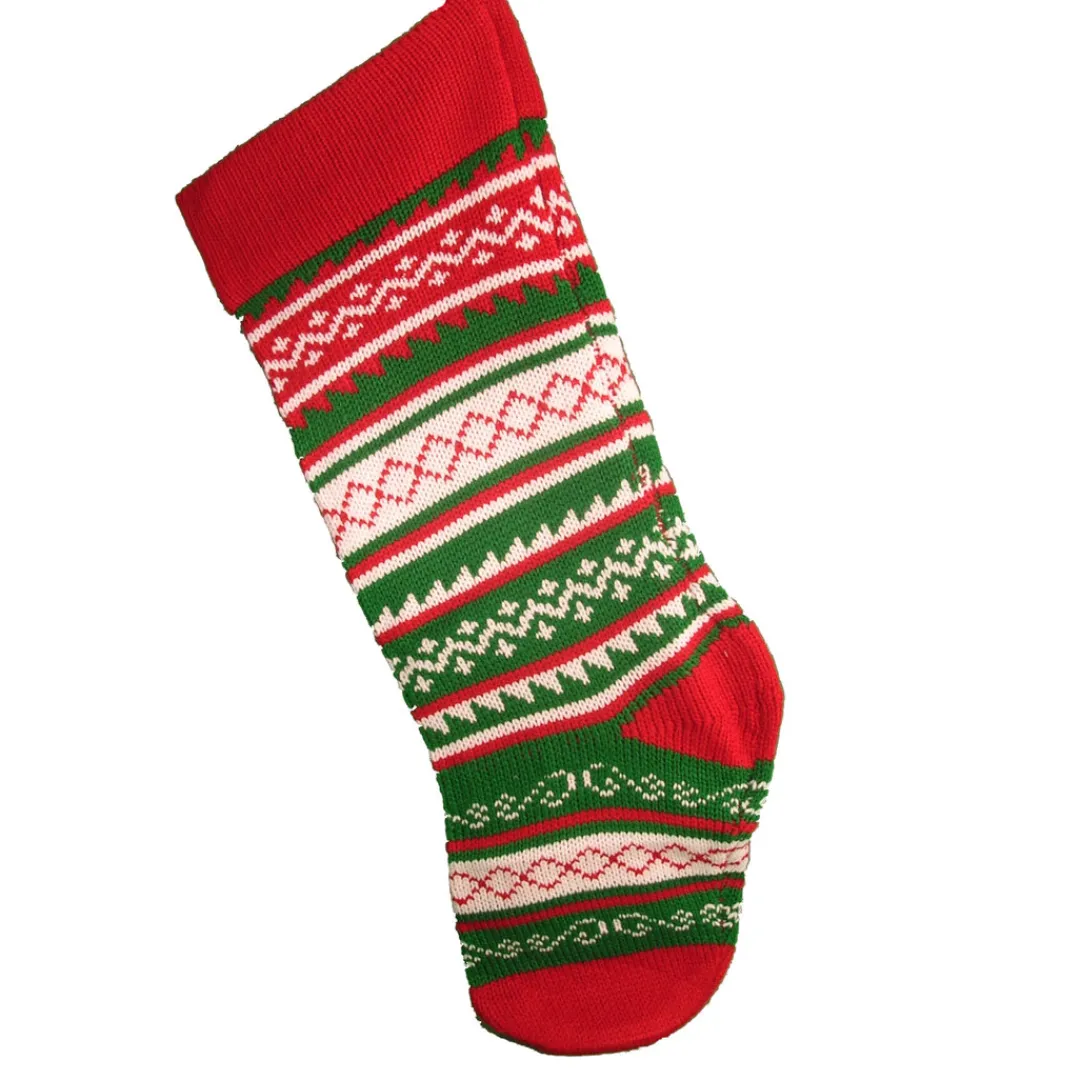 The Christmas Shop Knitted Stocking| Stockings