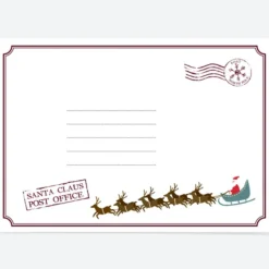 The Christmas Shop Letter From Santa| Single Cards
