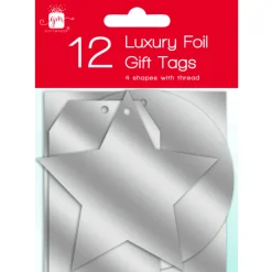 The Christmas Shop Luxury Foil Gift Tags| Tags & Labels
