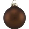 The Christmas Shop Matt Brown Baubles| Other Colours|Glass