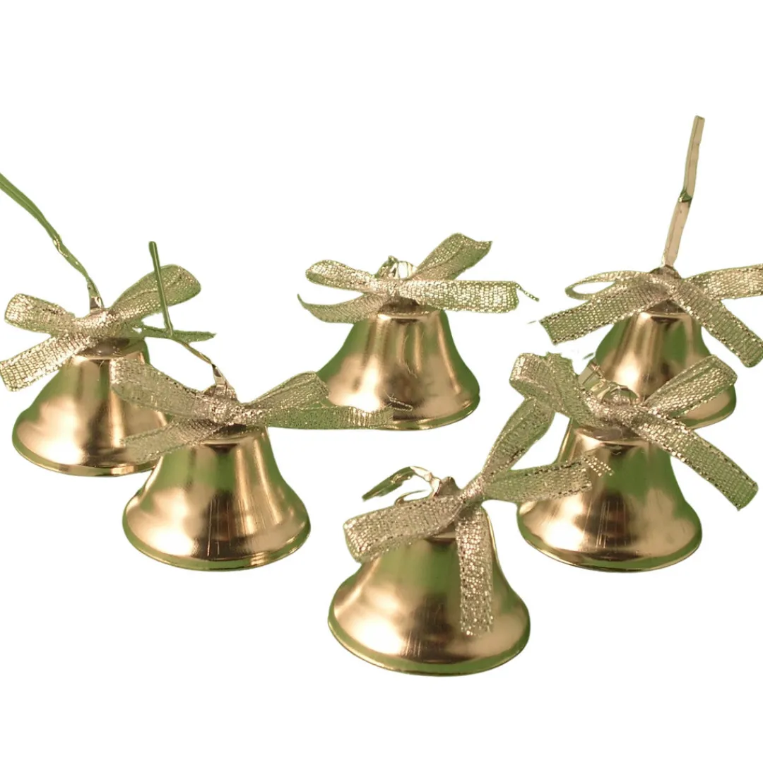The Christmas Shop Metal Bells| Silver & White Theme