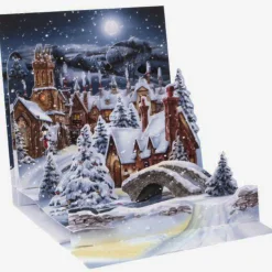 The Christmas Shop Midnight Village Card| Single Cards