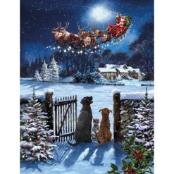 The Christmas Shop Pack Of 8 Christmas Cards| Packs Of Cards