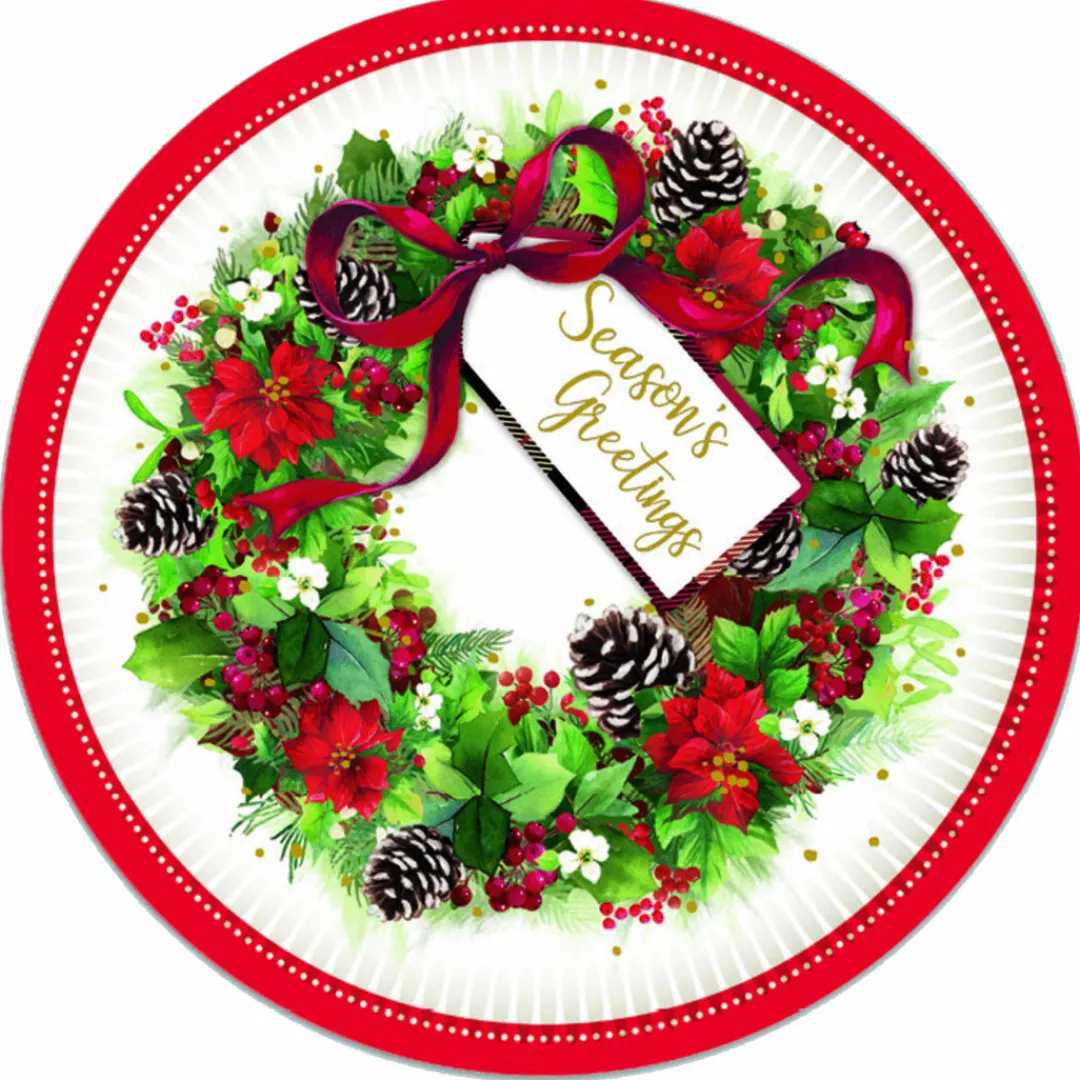 The Christmas Shop Paper Plates| Tableware