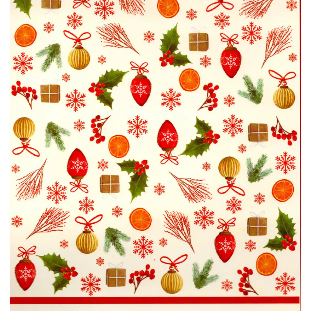 The Christmas Shop Plastic Table Cover| Tablecloths