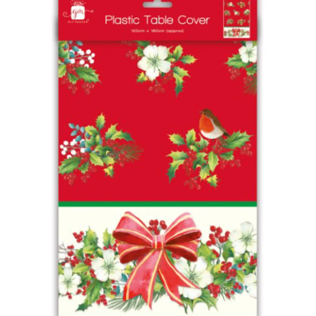 The Christmas Shop Plastic Tablecloth| Tableware|Tablecloths