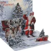 The Christmas Shop Pop-up Santa Card| Single Cards