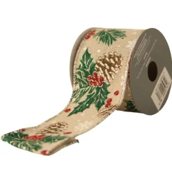 The Christmas Shop Printed Ribbon| Ribbon