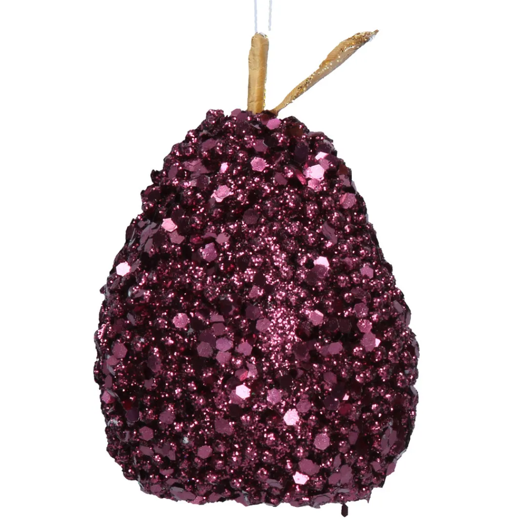 The Christmas Shop Purple Sparkle Pear| Other Colours