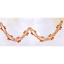 The Christmas Shop Red And Gold Foil Garland| Foil Decorations