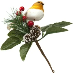 The Christmas Shop Robin Pick| Picks & Berries