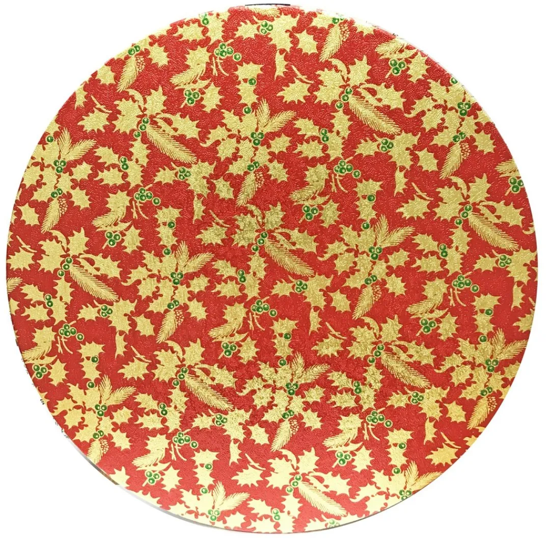 The Christmas Shop Round Cake Board| Cake Decoration