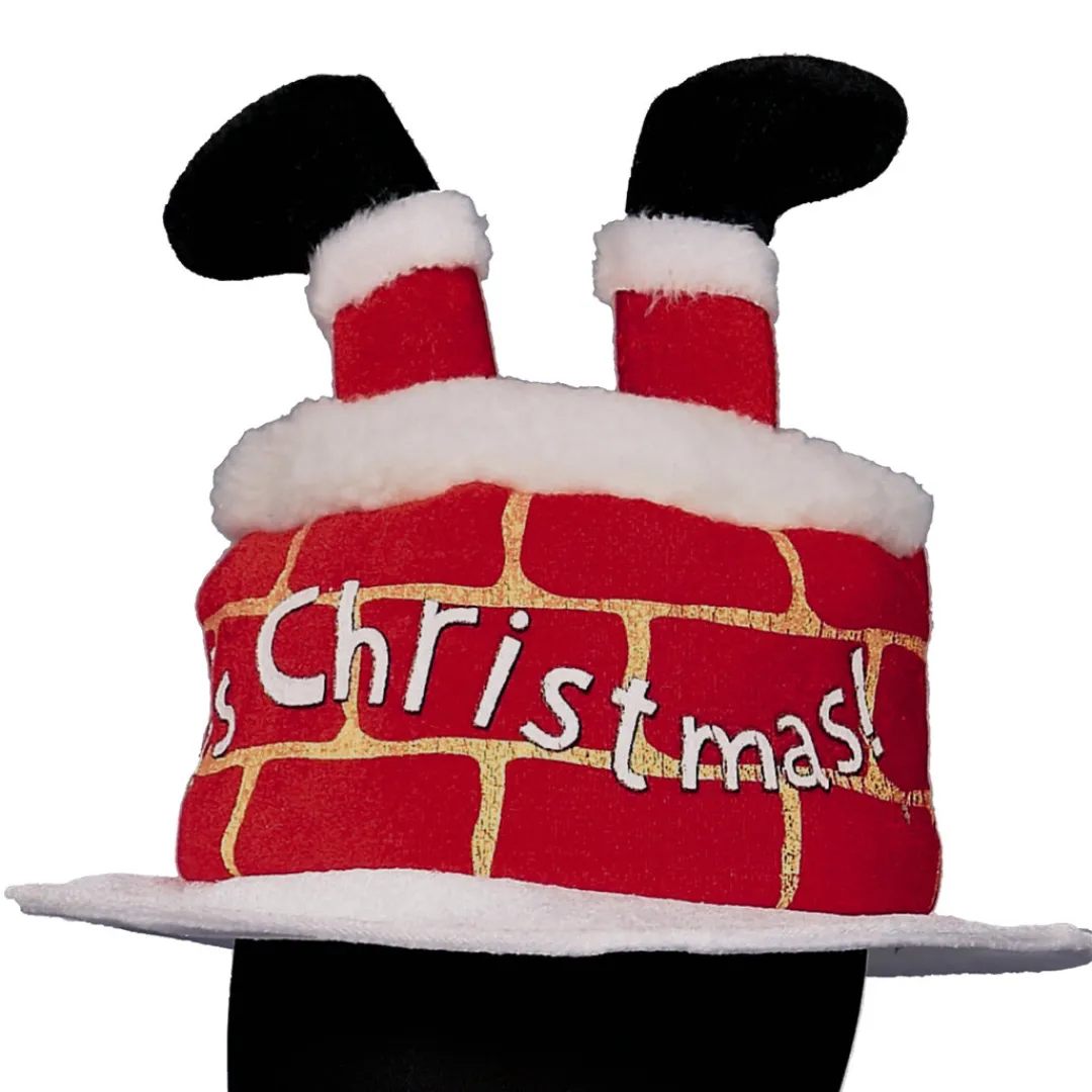The Christmas Shop Santa Down The Chimney' Hat| Hats