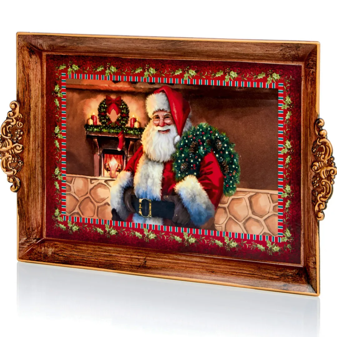 The Christmas Shop Santa Tray| Novelties|Tableware