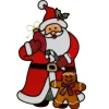 The Christmas Shop Santa Window Sticker| Window Clings