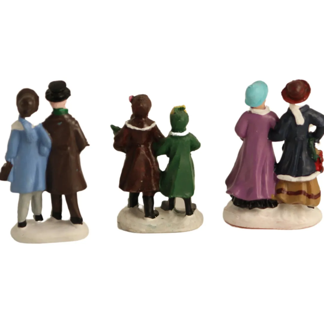 The Christmas Shop Set Of 3 Couples| Lighted Houses|Christmas Figures