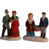 The Christmas Shop Set Of 2 Couples| Lighted Houses|Christmas Figures