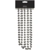 The Christmas Shop Silver Bead Garland| Garlands|Silver & White Theme