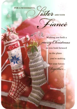 The Christmas Shop Sister And Fiance| Cards For Relatives