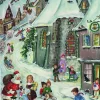 The Christmas Shop Snow Village Advent Calendar| Advent Calendars - Card, Fabric And Wood